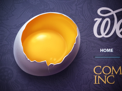 Egg yolk egg icon illustration menu navigation pattern site sketch web
