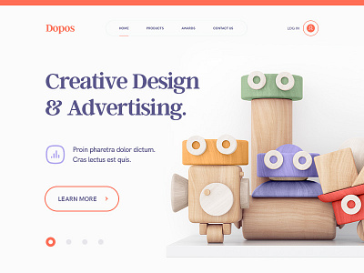 Design Studio / Dopos branding characters design icon illustration navigation portfolio site typography ui ux web wood