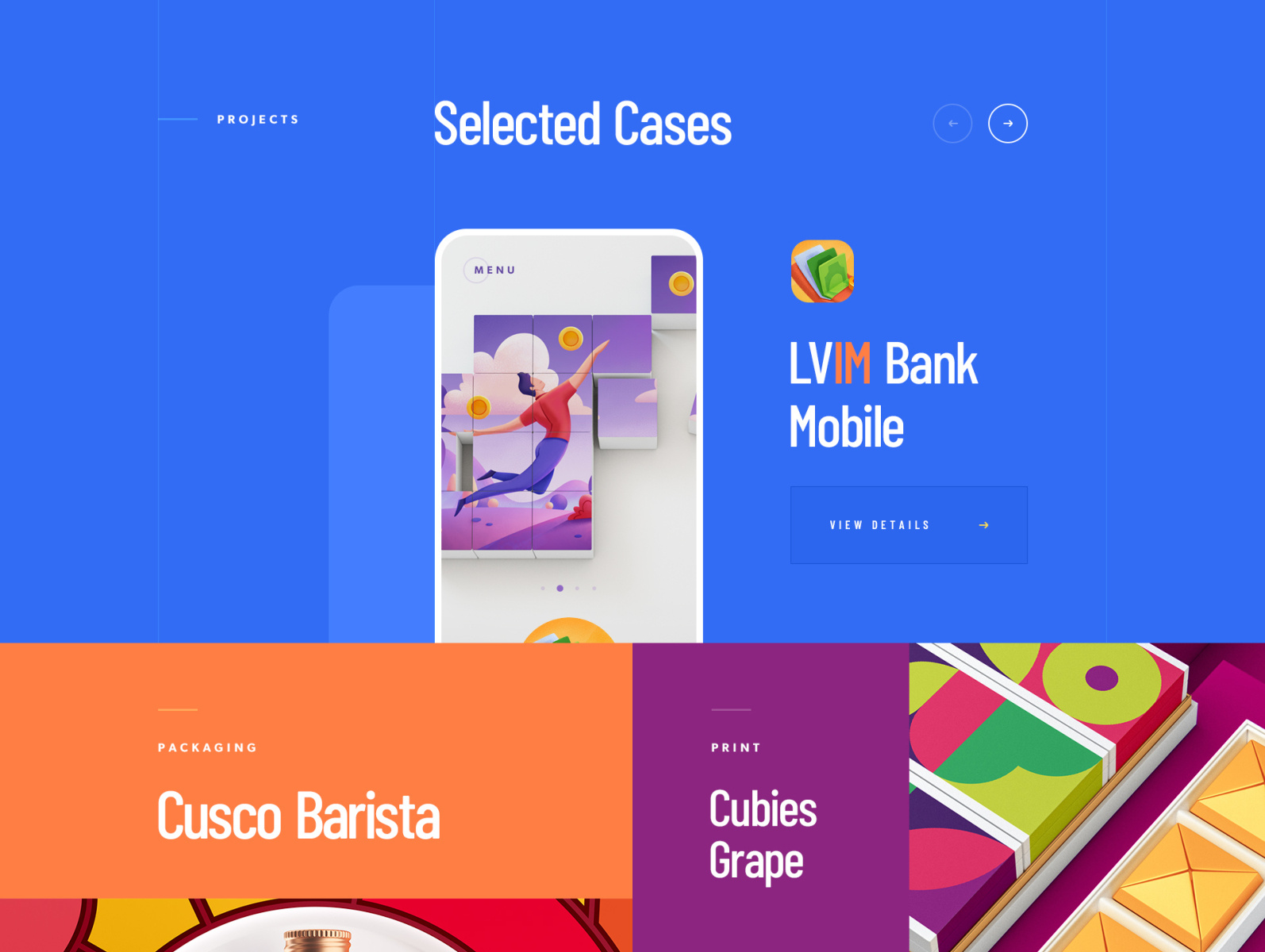Nick Naron / Digital Designer geometry flat 2d site webdesign logotype branding typography vector ui illustration web design