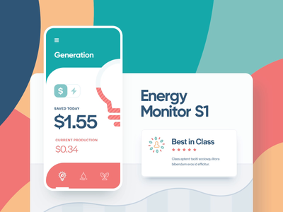 Creon / Eco Solutions icon app ios site motion animation vector ux ui typography illustration web design