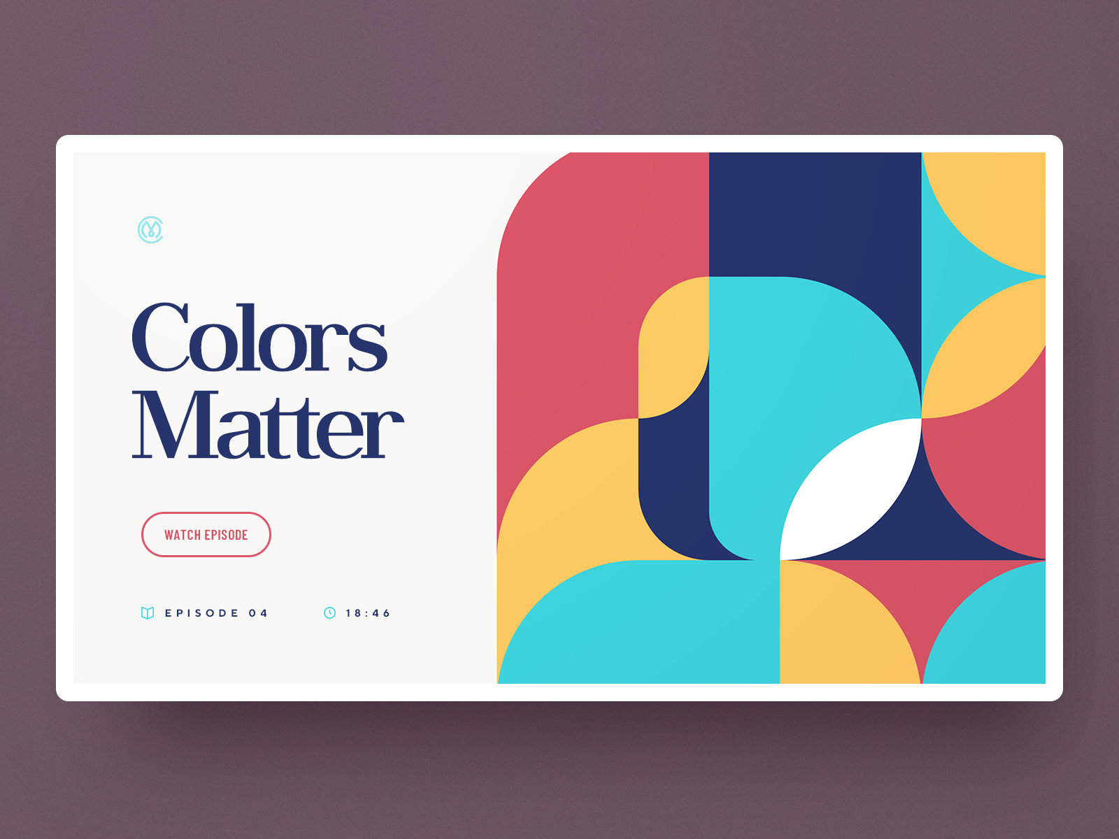 Colors Matter / Patreon site ux ui minimal geometry tutorial flat branding vector typography illustration web design sketch