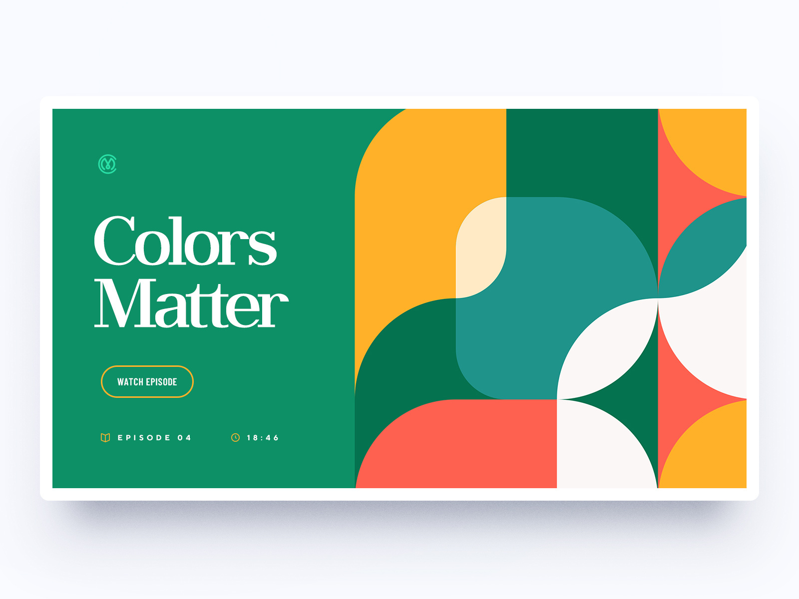 Colors Matter / Patreon site ux ui minimal geometry tutorial flat branding vector typography illustration web design sketch