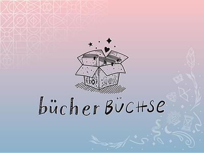 simple draw bucher buchse logo branding design draw graphic design illustration line logo vector