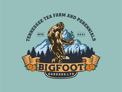 Powerful Logo for Bigfoot Garden Ltd