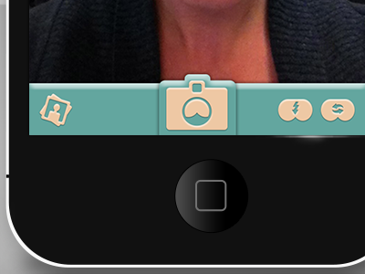 Bum Icons app buttons camera icons ios iphone tab bar ux