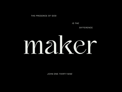 Difference Maker branding design illustration lockup logo type typography vector