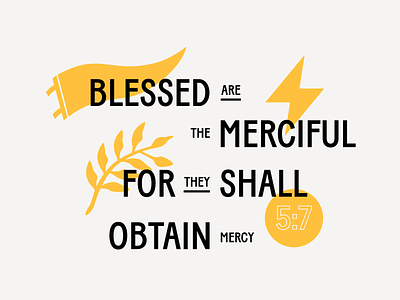 Blessed beatitudes blessed branding christian design illustration jesus lockup type typography vector