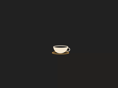 Alive Coffee Animation animation coffee hand type illustration lightning motion motion graphic typography