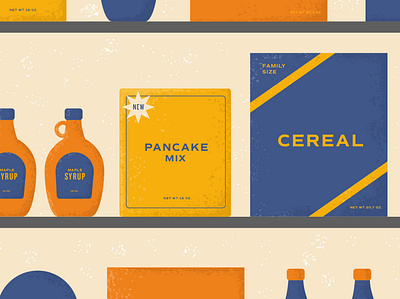 Breakfast Goodies breakfast design illustration packaging texture vector
