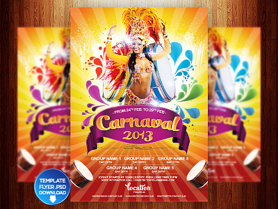 Carnaval 2013 Flyer PSD DOWNLOAD aurelio chambal brasil brasileiro brazil brazilian carnaval carnival day festa festival flyer flyers folheto grandelelo latin mardi gras mardigras mask masks party poster rio de janeiro samba sexy summer template