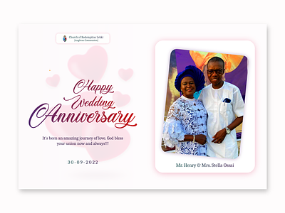 Wedding Anniversary Design design flyer design gimp graphic design inkscape