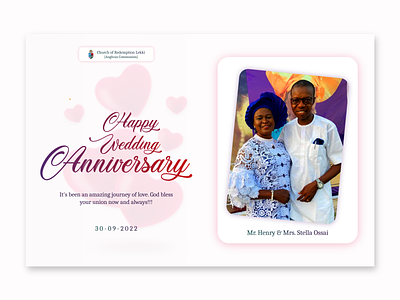 Wedding Anniversary Design