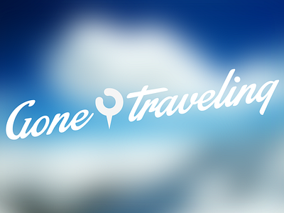 Gone Traveling Logo blog travel