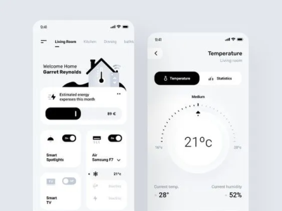 Weather app UI