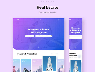 Landing Page website 3d animation app branding design ui ux