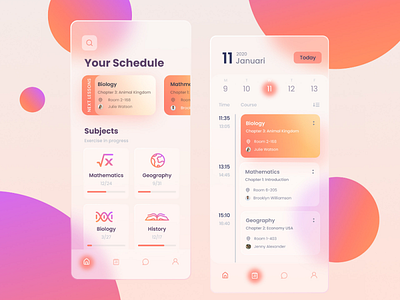 Schedular App UI