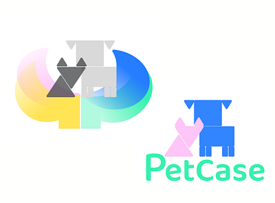 Logo for PetCase(company that helps disabled animals) design logo