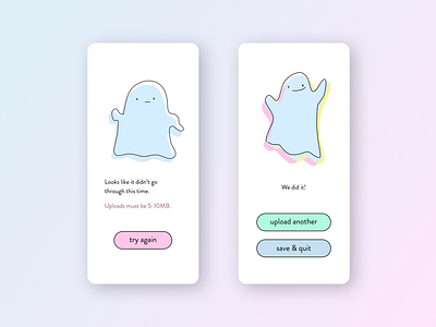 Flash messages - Error & Success for DailyUI 011 011 button dailyui dailyui011 design error flash ghost help with errors heuristics message mobile responsive save screen success try again ui ux