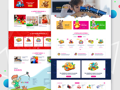 e-commerce themes app kids template themes ui design