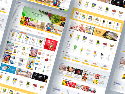 Mega Store Theme branding graphic design mega store theme store themes ui web design