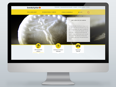 Svenska Kyrkan church design web