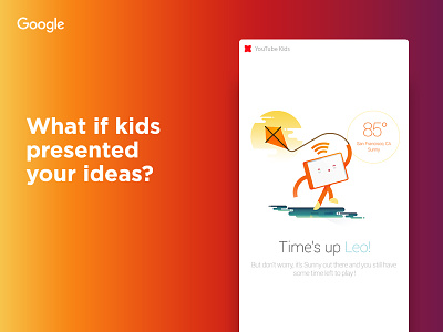 Kids present design ideas app branding design google ideas kids presentation product ui youtube