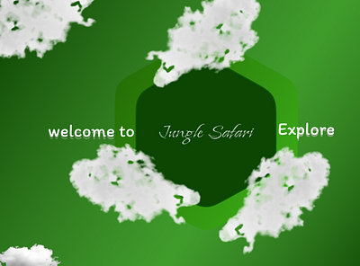 Jungle Safari figma graphic design logo ui uxui webdesign
