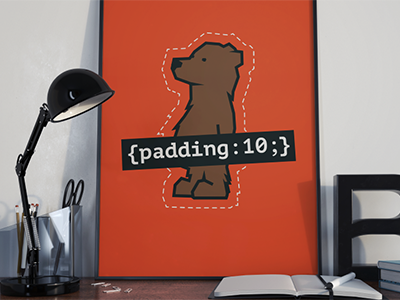 Padding:10 Bear Poster