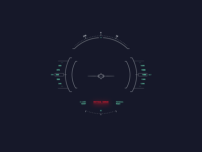 HUD aviation interface game hud sci fi user interface