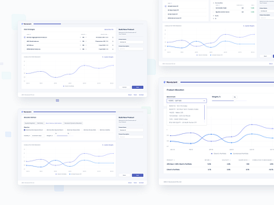 Noviscient — Portfolio Сonstructor chart constructor dashboad design light mode product design progress bar saas strategies ui ux