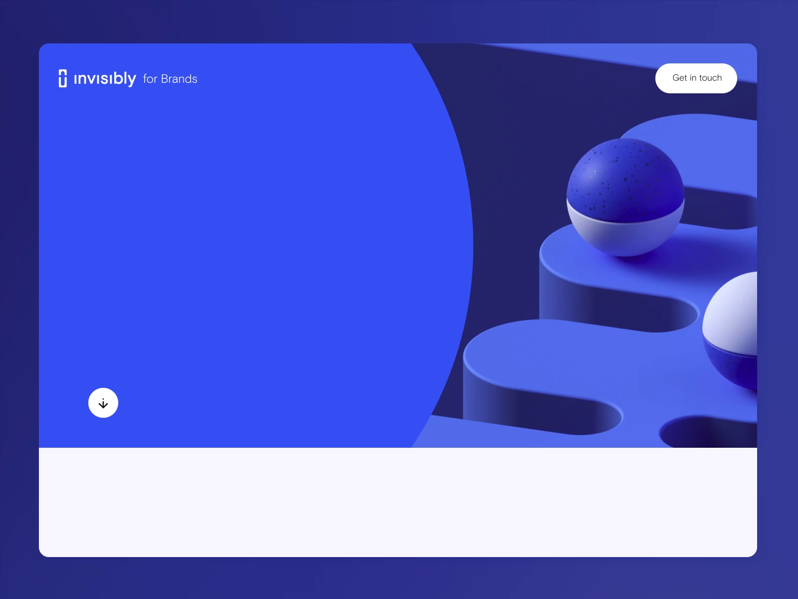 Invisibly — Website by Pavel Tseluyko for Merge Rocks on Dribbble