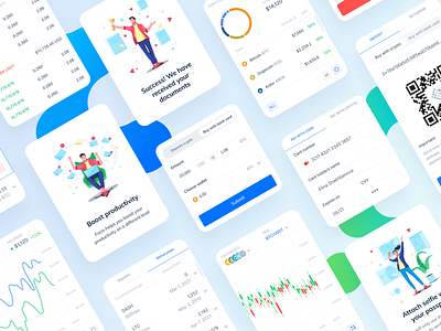 TokenPlace — Fintech Mobile App branding crypto dashboad deposit design fintech illustration light mode mobile mobile app order performance product design saas trade trading trading terminal ui ux withdraw