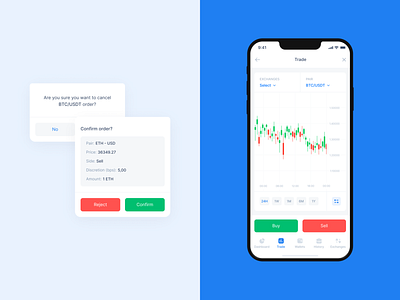 TokenPlace mobile app design