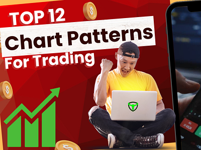 Top 12 Chart Patterns For Trading branding graphic design ui