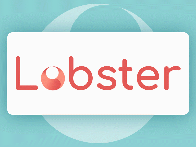 Lobster logo animation branding logo photoshop