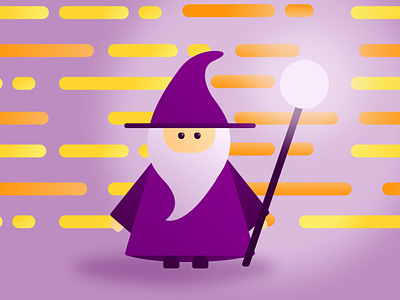 Wizard illustration illustration illustrator programming vector wizard