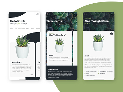 Plants - app concept