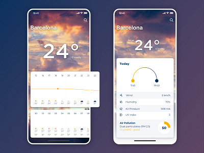 weather - app concept
