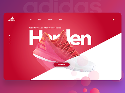 Adidas Concept Page