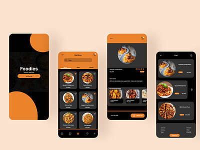 FOOD APP graphic design logo ui