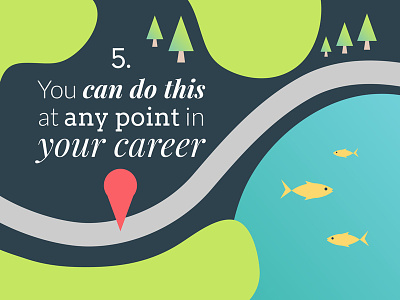 You can do this at any point in your career illustration map mentoring vector
