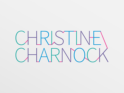 Christine Charnock - Branding branding logo logotype typography vector
