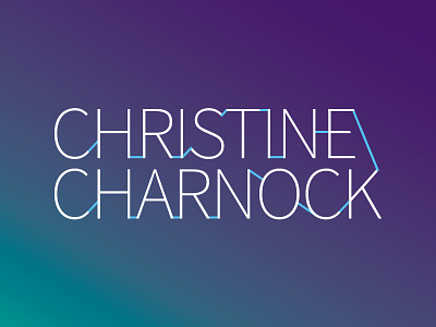 Christine Charnock - Logo Variation branding logo logotype typography vector