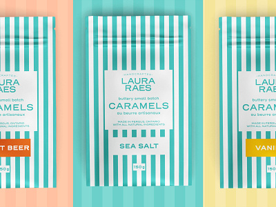 Caramel & Toffee Pouch Packaging branding confectionery food packaging