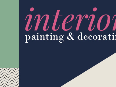 Interior Design Print Materials business card interior design social media
