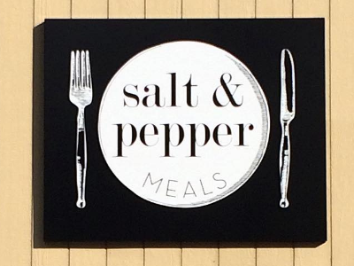 Salt & Pepper Signage, Branding: St. Thomas, Ontario branding food restaurant signage visual identity