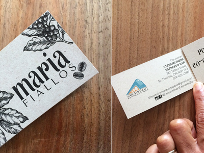 Coffee Roaster Business Card business card coffee