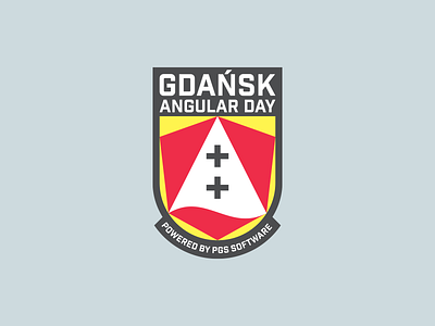 Gdańsk Angular Day Logo angular black brand branding branding design dribbble event gdansk it logo logos poland red software white yellow