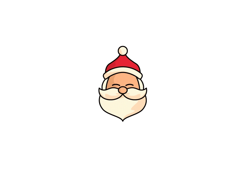 Merry Xmas - Santa Anim 2017 animation gif orange red rig santa xmas