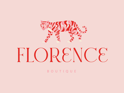 Florence Boutique brand guidelines brand identity branding branding design business card company logo design graphic design illustration logo stationary typography